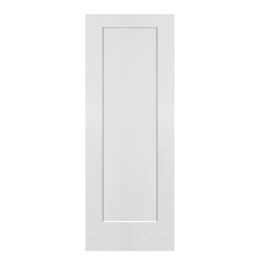 Shaker 1-Panel Solid Core Interior Door- 84", 90" & 96" Tall
