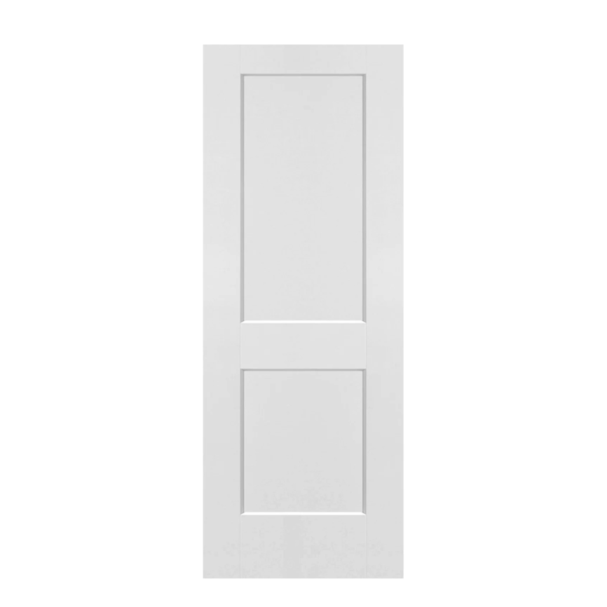 Shaker 2-Panel Solid Core Interior Door- 84", 90" & 96" Tall