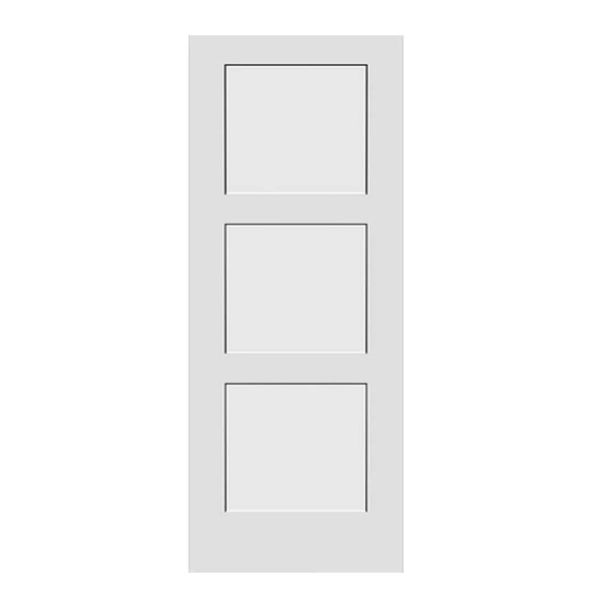 Shaker 3-Panel Solid Core Interior Door- 80” Tall