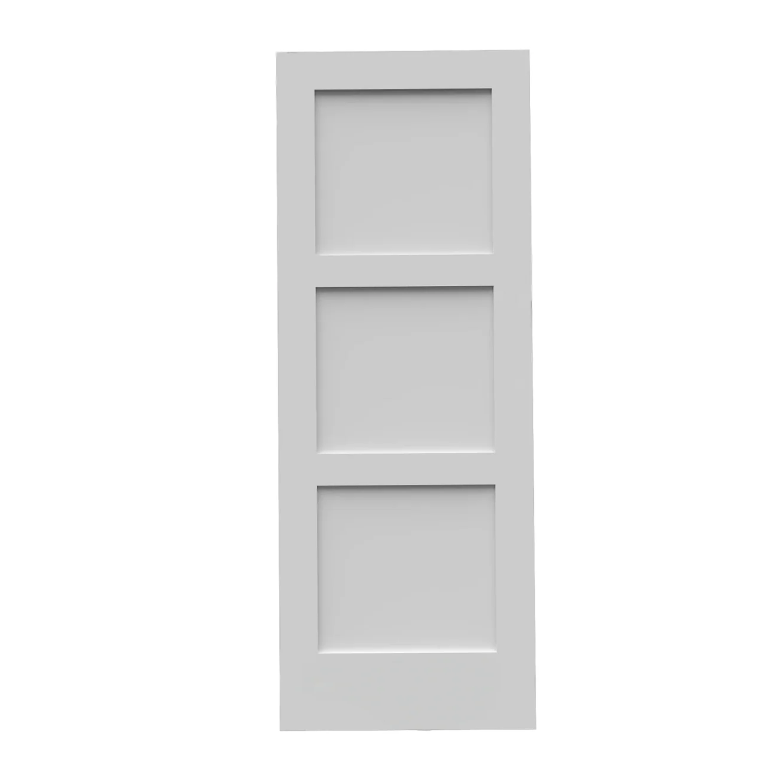 Shaker 3-Panel Solid Core Interior Door- 80” Tall - Image 2