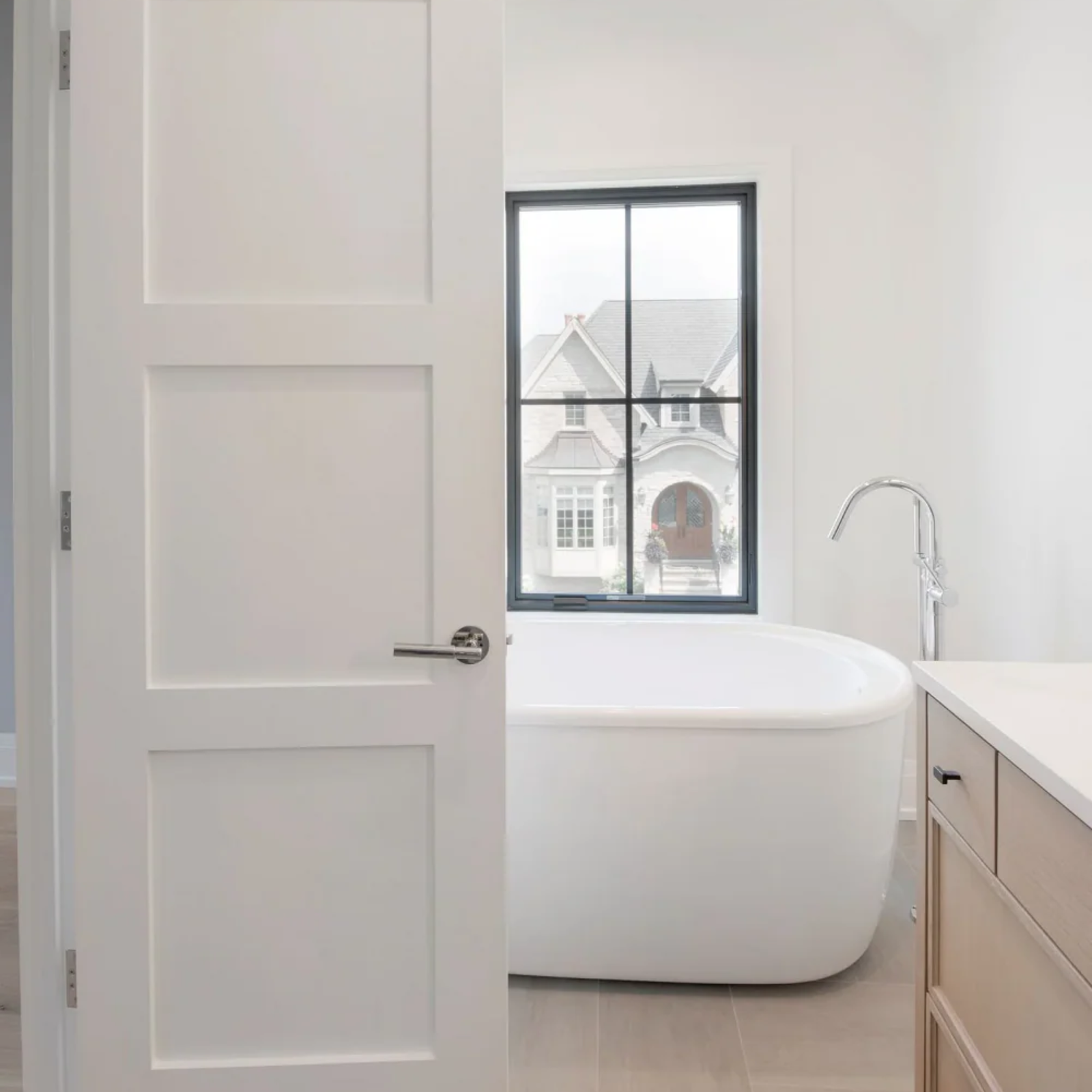 Shaker 3-Panel Solid Core Interior Door- 80” Tall - Image 5